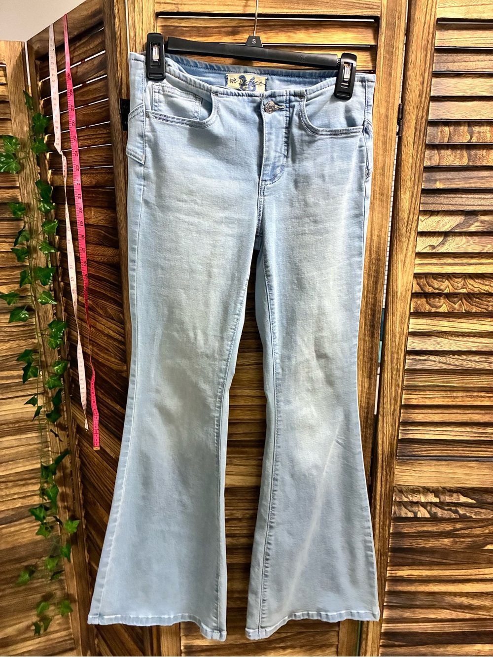We The Free Light Blue Flare Jeans - Soft Wash Wide Leg